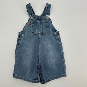 Levi's Baby Boys Blue Denim Shortall 18 Months